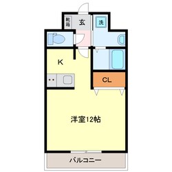 薊野駅 徒歩7分 4階の物件間取画像